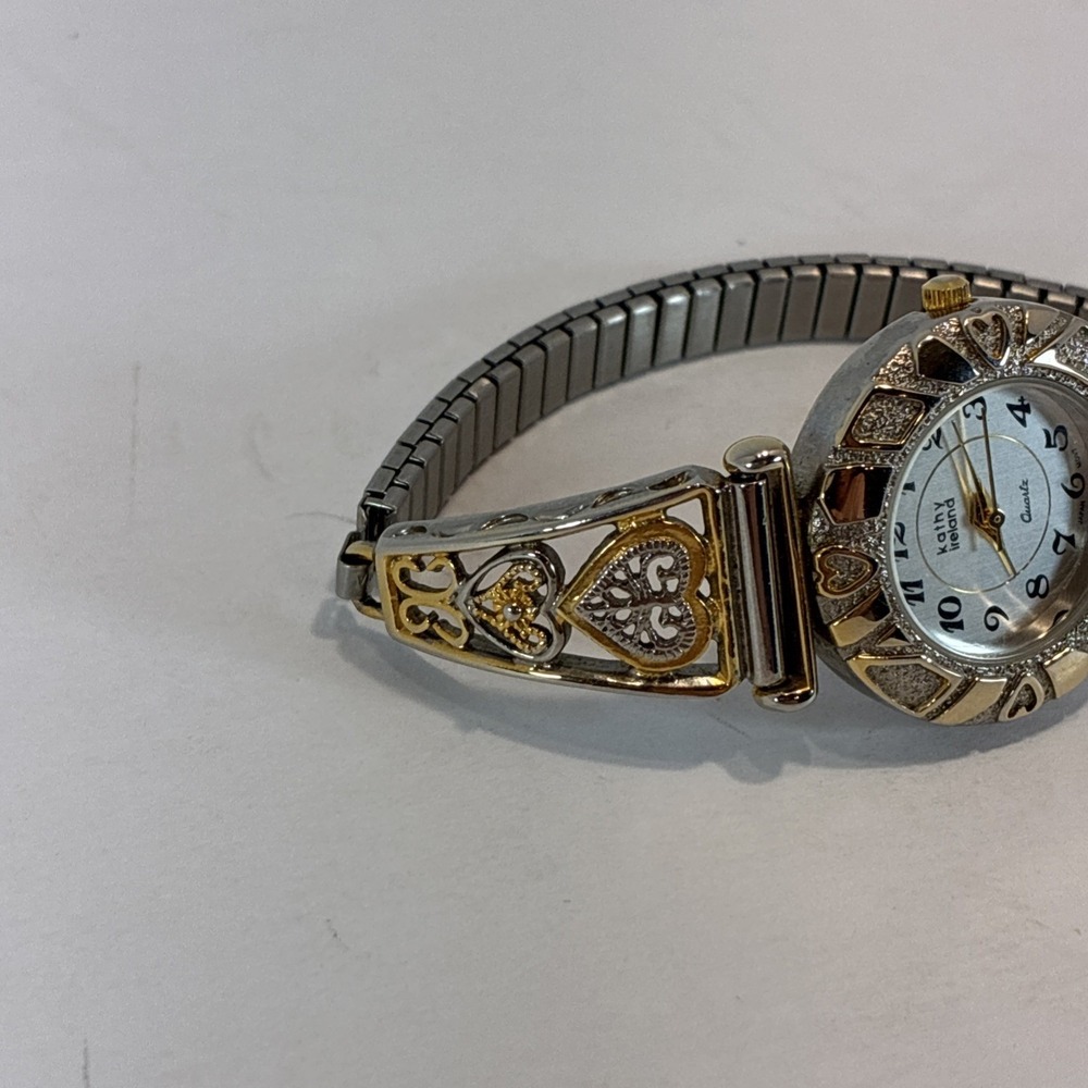 Kathy Ireland Vintage Watch Gold and Silver Tone New Battery Works EUC - Picture 11 of 16